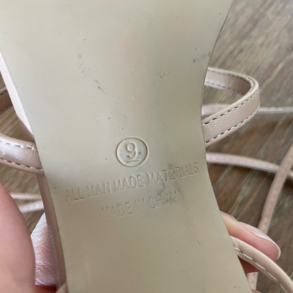 Lulus Simonee Lace up High Heels sandals - Picture 6 of 7